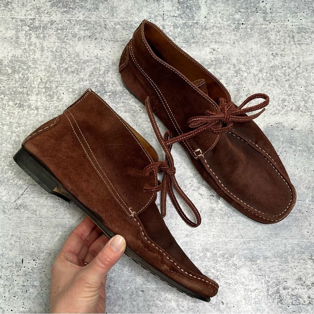 John Varvatos Moc Toe Chukka Boots 9.5 - Picture 8 of 8